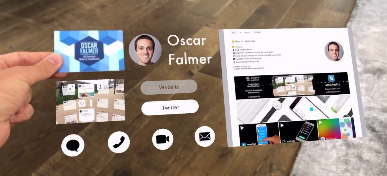 project image of: AR Business Card